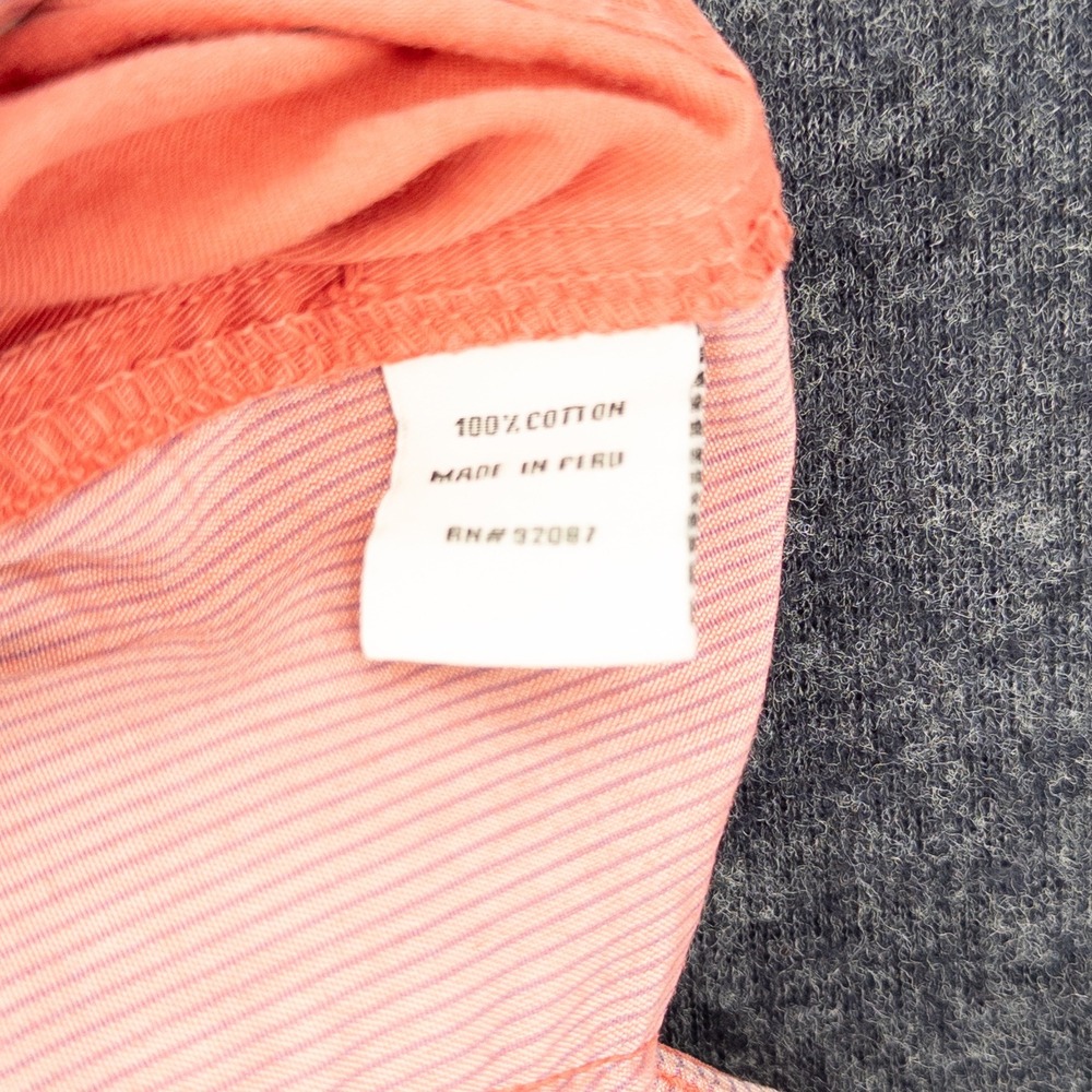 Barneys New York Chino Shorts Mens 34 Coral Salmon Pink Flat Front Casual - Picture 4 of 8
